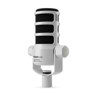 Rode PodMic USB Versatile Dynamic Broadcast Microphone - White