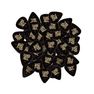 Ernie Ball Thin Black Cellulose Picks, bag of 144  