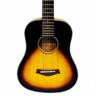 Flight AC150SB - 3/4 Steel String Acoustic Guitar - Sun Burst