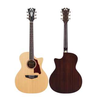 D'Angelico DAPG200NATAP Premier Gramercy Acoustic-Electric Guitar - Natural