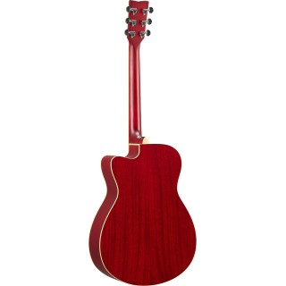 Yamaha FSC-TA TransAcoustic Cutaway Guitar - Ruby Red