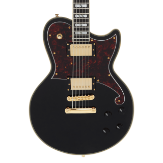D'Angelico DADBATLSBKGS Deluxe Atlantic Baritone - Solid Black