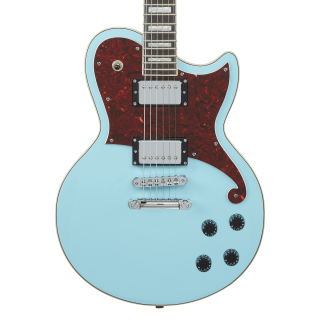 D'Angelico DAPATLSBMCS Premier Atlantic Single-Cutaway Guitar - Sky Blue
