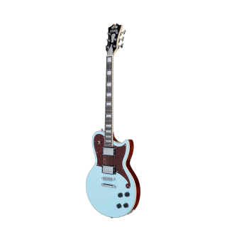 D'Angelico DAPATLSBMCS Premier Atlantic Single-Cutaway Guitar - Sky Blue
