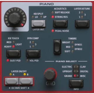 Nord Piano 5 73 73-Key Triple Sensor Keybed with Grand Weighted Action