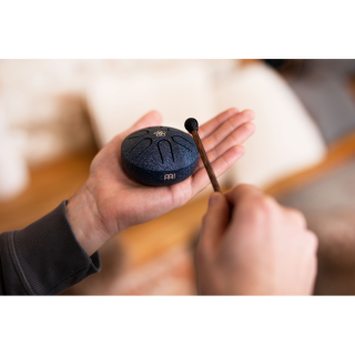 Meinl PSTD2NBVF 3" Tongue Drum, A Major, Venus Flower - Navy Blue 