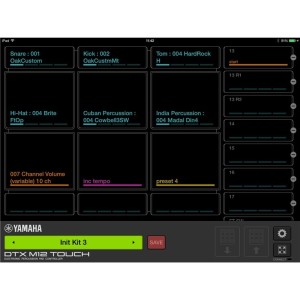 Yamaha DTXM12/B Multi Pad