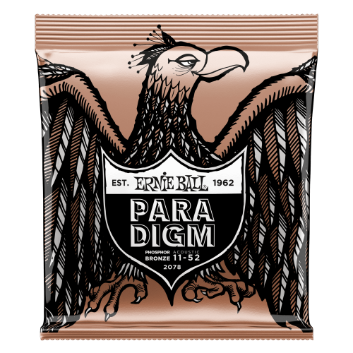 Ernie Ball Paradigm Light Phosphor Bronze Acoustic Guitar Strings - 11-52 Gauge - P02078