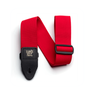 Ernie Ball Red Polypro Guitar Strap - P04040