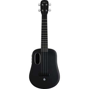 Lava U Freeboost Carbon Fibre Electric-Acoustic Concert Ukulele - Black