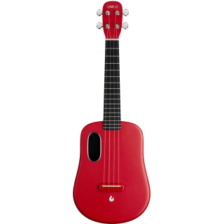 Lava U Freeboost Carbon Fibre Electric-Acoustic Concert Ukulele - Red