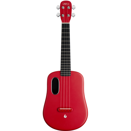Lava U Freeboost Carbon Fibre Electric-Acoustic Concert Ukulele - Red