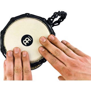 Meinl Percussion 4 1/2" African Style Mini Djembe, Flower Design