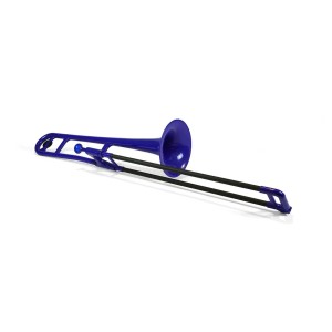 PBONE PLASTIC TROMBONE BLUE
