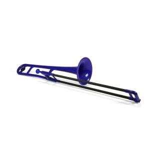 PBONE PLASTIC TROMBONE BLUE