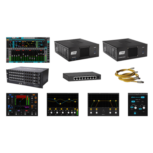 eMotion LV1   Extreme Server-C   32-Preamp Stagebox   Axis One