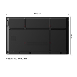SpeechiTouch SuperGlass2  Android 11 UHD interactive touch screen - 86''